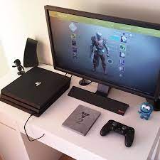 awesome playstation setup photo by oakatac we are gamingfolk gamersofinstagram gamestag gaming room setup gaming desk setup gaming setup ps4