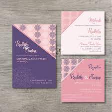 Indian Wedding Invitation Indian Wedding Card Mini Wheels Mandala Wedding Invitation Set Moder