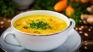 Hier Finden Sie Ein Veganes Rezept Fur Die Zubereitung Von Darmaufbauende Reissuppe Mit Kurkuma Hilft Bei Durchfallen Un Reissuppe Suppen Und Eintopfe Rezepte