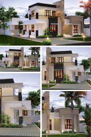 Two Story Small Home With Three Bedrooms In 2020 Two Story House Design Three Bedroom House Plan Small House