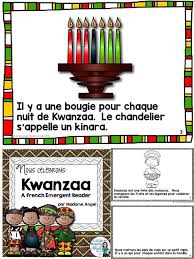 Kwanzaa A French Emergent Reader About Kwanzaa French Emergent Readers Kwanzaa Emergent Readers