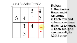 Rebus is an allusion device that uses the picture to represent a word or word parts. How To Solve 4x4 Sudoku Puzzle For Kids Online Pdf And Printable Also Available Youtube