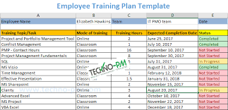 Although you can't control everything, you can control and measure employee performance. Employee Training Plan Excel Template Download Project Management Templates