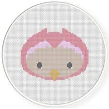 10 colors in total are used for this pdf pattern, and easy to understand instructions are included. Adorable Baby Owl Cross Stitch Pattern Daily Cross Stitch