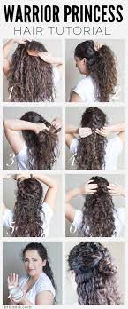 Warrior Princess Hair Tutorial Hairdos For Curly Hair Curly Hair Styles Hair Styles