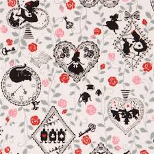 Jun 16, 2021 · im oktober hatten vandalen im bereich des linken fußes ein rund anderthalb meter großes loch hineingeschlagen. Weisser Kokka Stoff Schwarz Grau Alice Im Wunderland Motive Blume Kawaii Fabric Shop