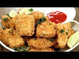 How To Make Chicken Nuggets Crispy Chicken Nuggets Recipe Ipl Special Starter Varu Chicken Nugget Recipes Nuggets Recipe Recipes With Chicken And Peppers