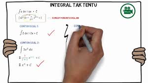 Konsep Dan Pembahasan Soal Integral Tak Tentu Vt Math Youtube