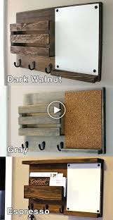organizador de correo de pizarra titular de correo correo organizador rustico llave organisateur de courrier projets en bois de palette idee deco recyclage