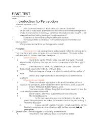 Image result for Perception Exam