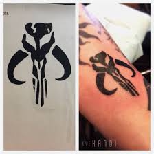 Mandalorian Star Wars Tattoo Www Instagram Com Eyekandi Ink Mandalorian Tattoo Tattoos Star Wars Tattoo