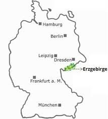 Karta över tjeckien ( czech republic ) och fakta om tjeckien. Erzgebirge I Sachsen Tyskland Och Tjeckien Sevardheter Landskap Notknappare Angel Och Jul