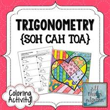 Great for toddlers and preschoolers to work on either activity is a great way to work on colors with your toddler or preschooler. Right Triangle Trigonometry Coloring Activity Exponent Rules Color Activities Trigonometry