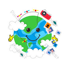 Globe Travel Cartoon Earth Png Images Ai Free Download Pikbest ✓ free for commercial use ✓ high quality images. globe travel cartoon earth png images