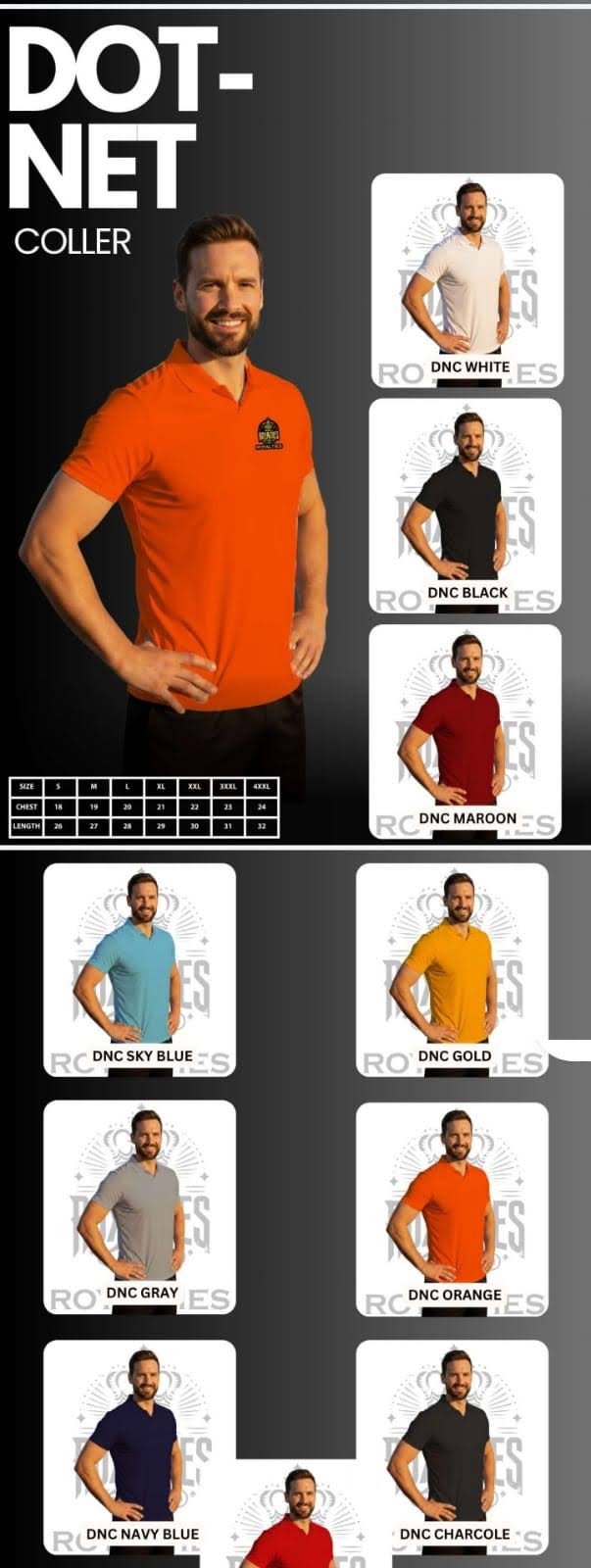 DOT NET COLLAR TSHIRT product image