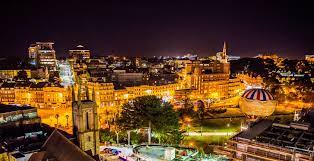 Take in the alluring scents and bright colors of the wide range of flowers in this victorian park with scenic paths and woods. Bournemouth Town Centre By Night The View From The Hilton Sky Bar Bournemouth England Travel