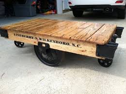 Lineberry Industrial Cart Coffee Table Vintage Antique Restored For Sale On My Etsy Page Dirtysoles Coffee Table Vintage Coffee Table Cart Coffee Table