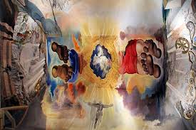 Photo Ceiling Painting At Dali Theate Museum Figueres Spain Ceiling Painting Painting Museum
