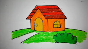 Gambar mewarnai untuk anak sd kelas 2. Cara Menggambar Rumah Untuk Anak Tk Sd