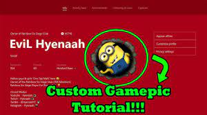 Xbox custom gamerpics guide on how to create custom gamerpics and then upload them to your xbox profile. How To Get A Custom Xbox One Gamerpic Xbox One Insider Alpha Ring Youtube
