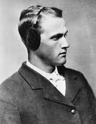 Francis McCoy's grandson Ed Britton wearing his day gloves. Before 1910 it  was considered healthy to wear day gloves to town. Ed was the son of Lucy  Francis Slavens and John R