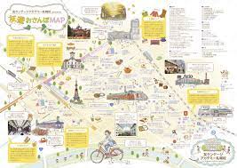 日本語学校の生徒さん向けのおさんぽマップ 学校 日本語