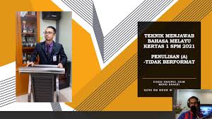 Bahagian b merupakan soalan yang wajib para pelajar skor untuk mendapatkan markah yang cemerlang kerana bahagian b mewakili 100 markah daripada 130 markah pada kertas 1. Teknik Menjawab Soalan Kertas 1 Penulisan Bahagian A Bahasa Melayu Spm 2021 Tidak Berformat Youtube