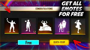Basically you can play and try to win a lot of games, and that way you will get them all for free . How To Equip Free Emotes In Free Fire Working Trick 2021 Bigboygadget
