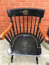 War College Nichols Stone Windsor Arm Chair Gardner Mass Usa Military Vintage Nichols And Stone Windsor Arm Chair Armchair