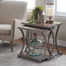 Nesting Tables Decorating Ideas Wood Nesting Tables Coffee Table Wood Side Table Decor