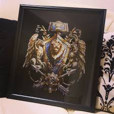 No sharing or copying is allowed. World Of Warcraft Crest Of The Alliance Cross Stitch Pattern Etsy Cross Stitch Patterns World Of Warcraft Cross Stitch