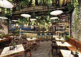 The London Project Outdoor Cafe Urban Bar Urban Jungle Interior