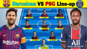 Barcelona vs psg 1:1 match highlights. Barcelona Vs Psg Uefa Champions League Line Up 2021 Psg Vs Barcelona Playing Xi In Ucl Youtube