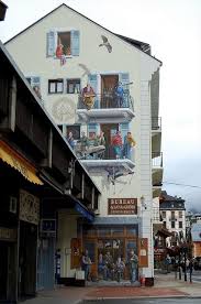 Trentino Chamonix Trompe L Ail Guarda Le Offerte Art De Montagne Peindre Mur Artiste De Rue