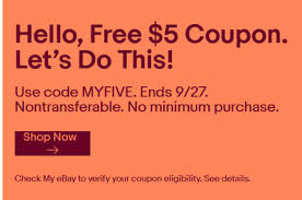 Get 15% off certified refurbished products with this promo code at ebay. Ebay Repeats Coupon Promo And Redemption Issues Ecommercebytes