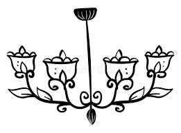 Define the shape of the chandelier body. Chandelier Drawing Stock Illustrations 1 855 Chandelier Drawing Stock Illustrations Vectors Clipart Dreamstime