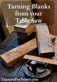 Apply a wood conditioner to the slats. Turning Blanks From Your Table Saw Turning For Profit