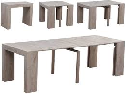 Autant d'activités partagées autour d'une grande table extensible ronde ou carrée. Table Console Extensible Elsa 300 50 X 94 X 75 Cm Chene 66743 99667