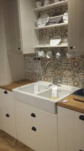 Ikea Like The Stripy Units Hittarp Ikea Kitchen Farmhouse Style Kitchen Cuisine Ikea