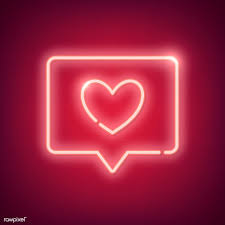 Neon Pink Light Valentine S Day Symbol On Background Free Image By Rawpixel Com Ningzk V Neon Wallpaper Neon Symbol Neon
