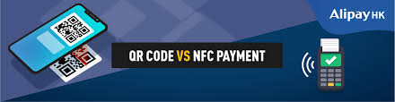 Quick response code (qr code) consists of black squares arranged in a square grid on a white background, which can be read. Alipayhk What S New Qr Code Vs Nfc Payment