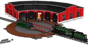 Cuusoo Lego Train Turntable Roundhouse Lego Trains Lego Train Station Lego City Train