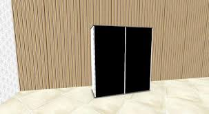 Free shipping for many items! Second Life Marketplace Sale Reduced Half Price Gp Celine Wardrobe Sliding Doors White Black 8 Prims Li