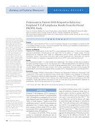 Payment options we offer several ways for you to make your payment. Pdf Pralatrexate In Patients With Relapsed Or Refractory Peripheral T Cell Lymphoma Results From The Pivotal Propel Study