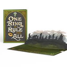 The Lord of The Rings One Ring to Rule Them All 3D Pop-Up Card — Pop-Culture Pop-Up Card for The Lord of The Rings Fans | Lovepop