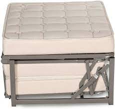 pouf lit pliant lit d appoint avec matelas en mousse polyurethane couchage 70x200 cm amazon fr cuisine maison lit simple matelas idees de meubles