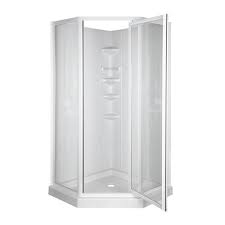 Shop shower stalls & enclosures and a variety of bathroom products online at lowes.com. Lowes Corner Shower Unit Corner Shower Kits Corner Shower Corner Shower Units