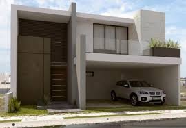 Toda em vidro com esquadrias pretas e telhado escondido. Fachadas De Casas Modernas Con Doble Altura Novocom Top