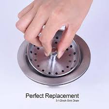 It should work effortlessly and be very 6 kohler 48694 duostrainer basket strainer. Kone 2pcs Kitchen Sink Basket Strainer Replacement For 3 1 2 Inch Standard Drains Brushed Stainless Steel Body Metal Center Knob With Rubber Stopper Pricepulse