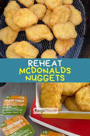 How To Reheat Mcdonalds Chicken Nuggets In Air Fryer Recipe In 2021 Air Fryer Recipes Chicken Mcdonalds Chicken Chicken Nuggets Mcdonalds